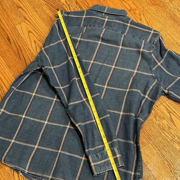 XXL Abercrombie And Fitch Men's Blue Plaid Shirt - Picture 11 of 11